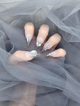 Enchanted Ombre: Luxe wedding design Press on nails Salon-quality Mani
