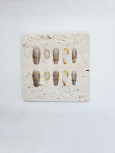 Golden Harmony: Long stylish gold Press on nails Instant Manicure AU