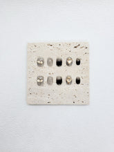 Midnight Luxe: Black and Gold Marbling Press-on Nails with Crystal Instant Mani