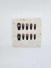 Midnight Fantasy: Black Punk Style Press on Nails Instant Manicure