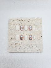 Gleaming Snowfall: Short white everyday Press on nails Instant Mani AU