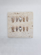 Pearlized Glamour: Luxe wedding Press on nails Salon-quality Mani AU