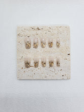 Champagne Glamour: Shimmer gold crystal Press on Nails Instant Mani AU