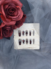 Haunting Elegance: Halloween skull Press on nails Instant Manicure AU