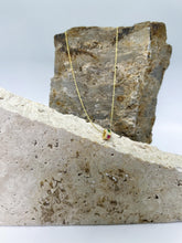 Rainforest Kaleidoscope Gold Necklace: 925 Sterling Silver 18K Gold, multi-colour cubic zirconia