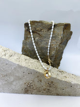 Silken Elegance Pearl Necklace: 925 Sterling Silver 18K Vintage Gold, Fresh Water Pearls, Wedding, Luxury, Unique design