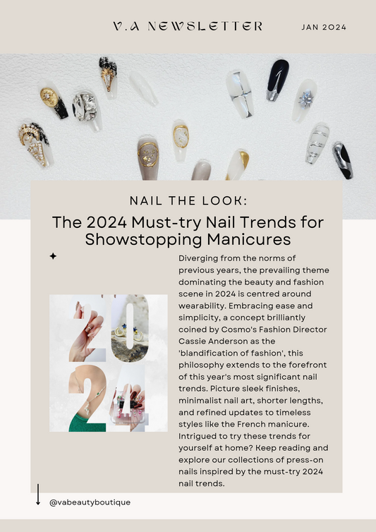 Nail the Look: The 2024 Must-try Nail Trends for Showstopping Manicures!