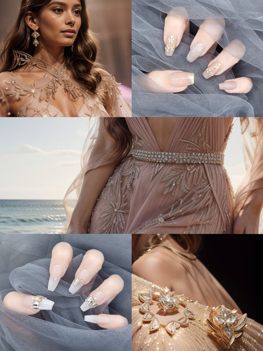 The Mutual Muse - Classic Nude Essence: Where Nails Inspire Fashion