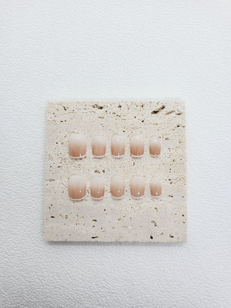 Timeless Chic: French Style Press on Nails Instant Manicure AU