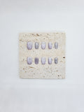 Lavender Whimsy: Purple daily wear Press on nails Instant Manicure AU