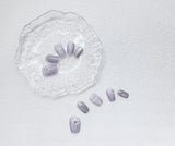Lavender Whimsy: Purple daily wear Press on nails Instant Manicure AU