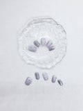 Lavender Whimsy: Purple daily wear Press on nails Instant Manicure AU