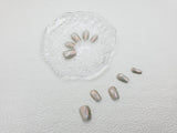 Mermaid Serenade: Cat Eye Effect Press-on Nails with Silver Lines Instant Mani