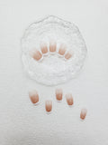 Effortless Grace: French style Press on Nails Instant Manicure AU