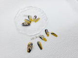 Rainforest Gilded Symphony: Press-on Nails with Butterfly Instant Mani AU