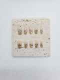 Champagne Glamour: Shimmer gold crystal Press on Nails Instant Mani AU